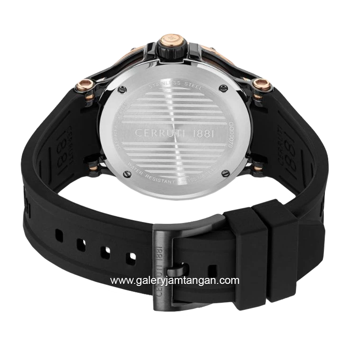 CERRUTI 1881 VALLETRI CIWGQ0007003 Watch Men's Black Rubber