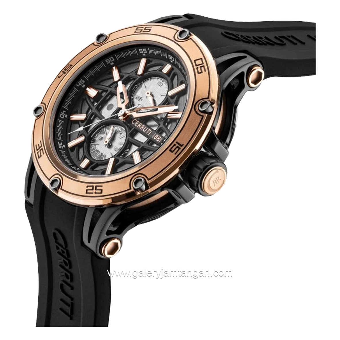 CERRUTI 1881 VALLETRI CIWGQ0007003 Watch Men's Black Rubber