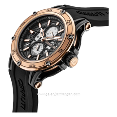 CERRUTI 1881 VALLETRI CIWGQ0007003 Watch Men's Black Rubber