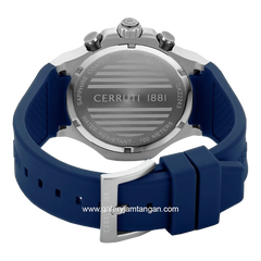 CERRUTI 1881 LUCARDO CIWGQ2224303 Watch Men's Blue Silver Rubber Chronograph