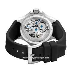 CERRUTI 1881 LUCARDO CIWGR0007101 Watch Men's Black Silver Rubber Automatic