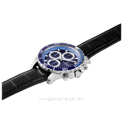 PIERRE CARDIN NATION VISION CF.0104.LB.1 Black Leather Strap