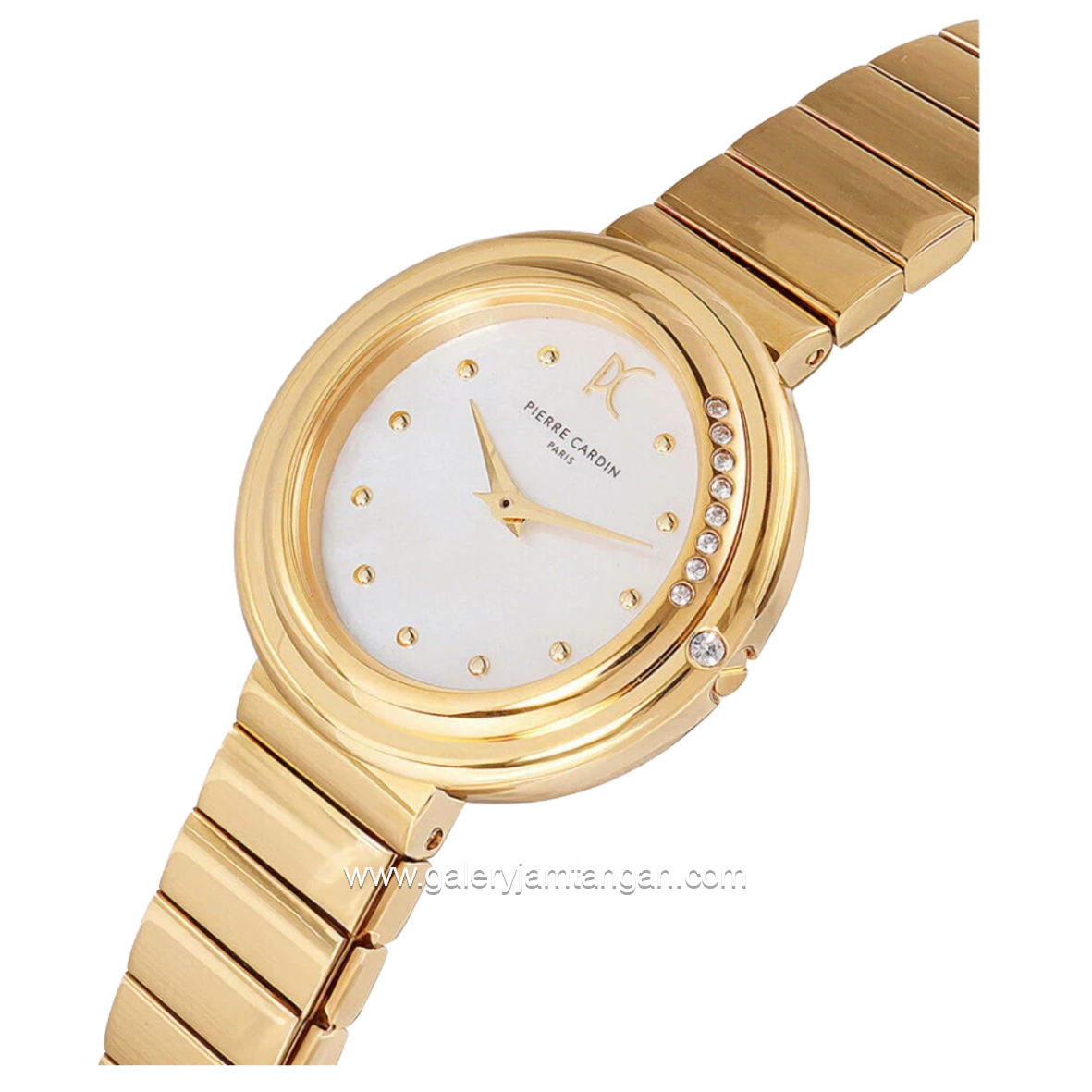 PIERRE CARDIN PASSY METEORE CF.1010.MG.2 Gold Dial White Stainless Steel