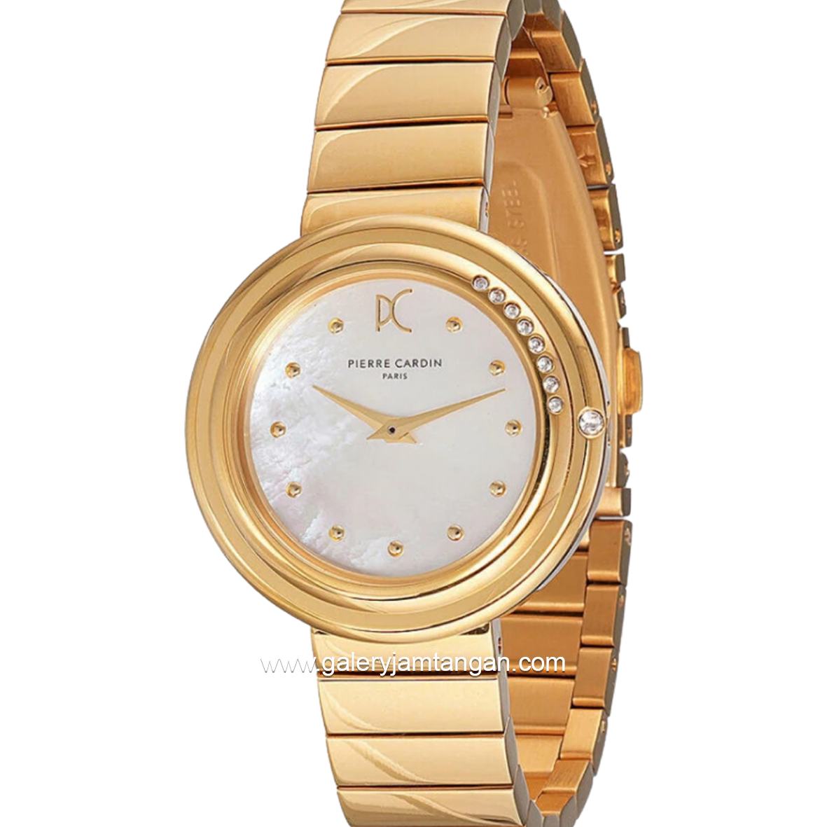 PIERRE CARDIN PASSY METEORE CF.1010.MG.2 Gold Dial White Stainless Steel
