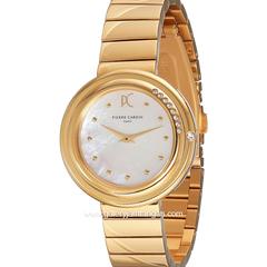 PIERRE CARDIN PASSY METEORE CF.1010.MG.2 Gold Dial White Stainless Steel