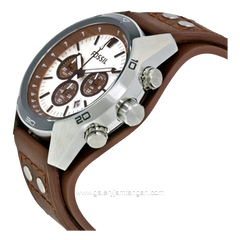 FOSSIL CH2565 Coachman Chronograph Brown Dial Brown Leather Strap