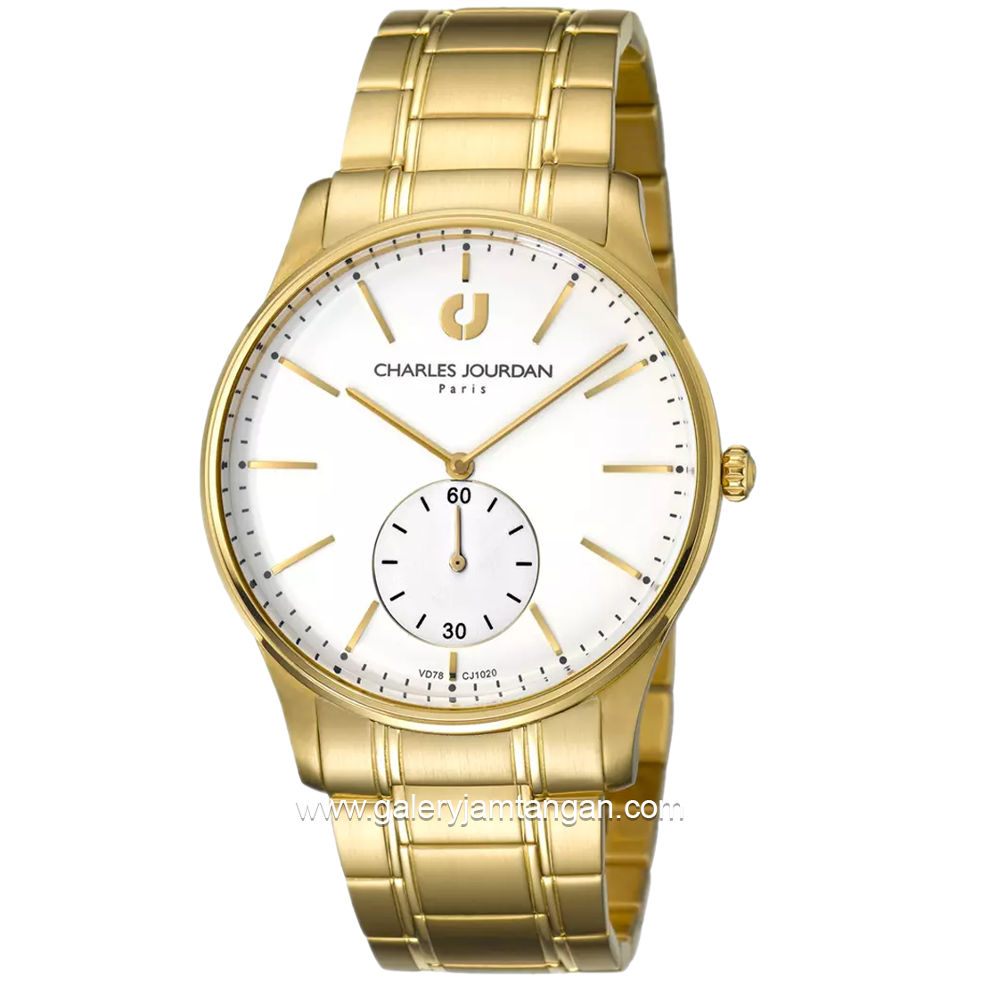 CHARLES JOURDAN CJ1020-1212 Gold Stainless Steel