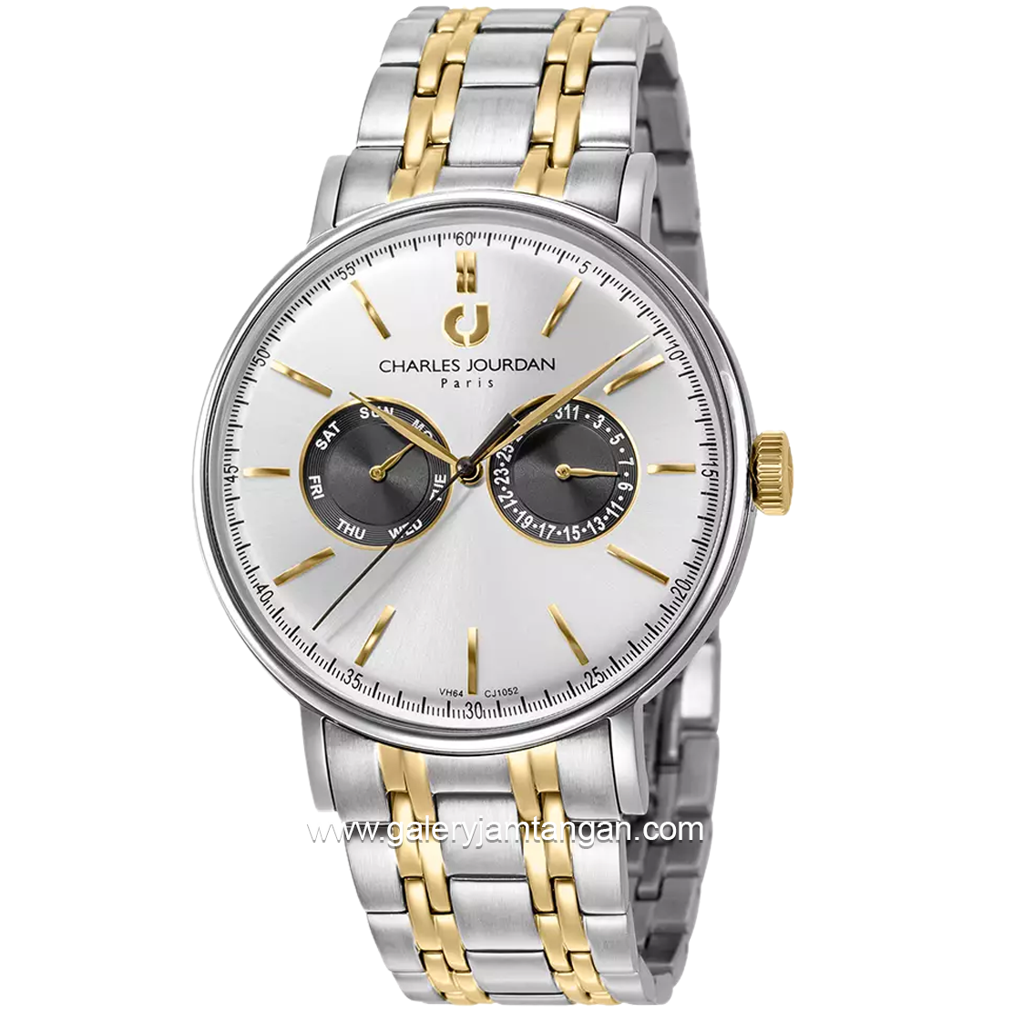 CHARLES JOURDAN CJ1052-1122M Silver Stainless Steel