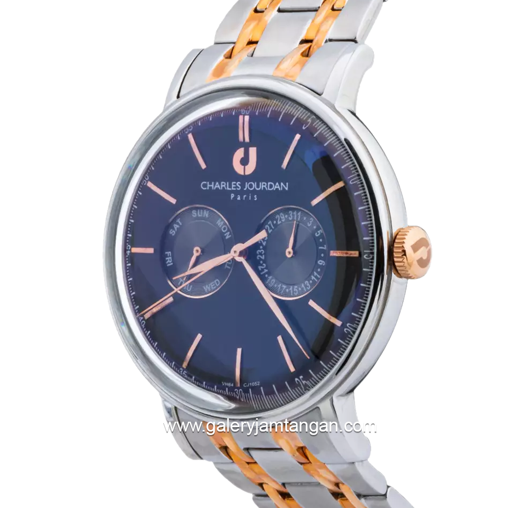 CHARLES JOURDAN CJ1052-1632M Silver Stainless Steel