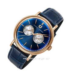 CHARLES JOURDAN CJ1053-1582M Blue Leather Strap