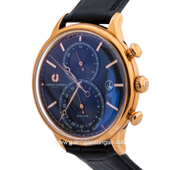 CHARLES JOURDAN CJ1060-1532M Rose Gold Leather Strap