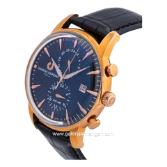 CHARLES JOURDAN CJ1063-1532M Black Leather Strap