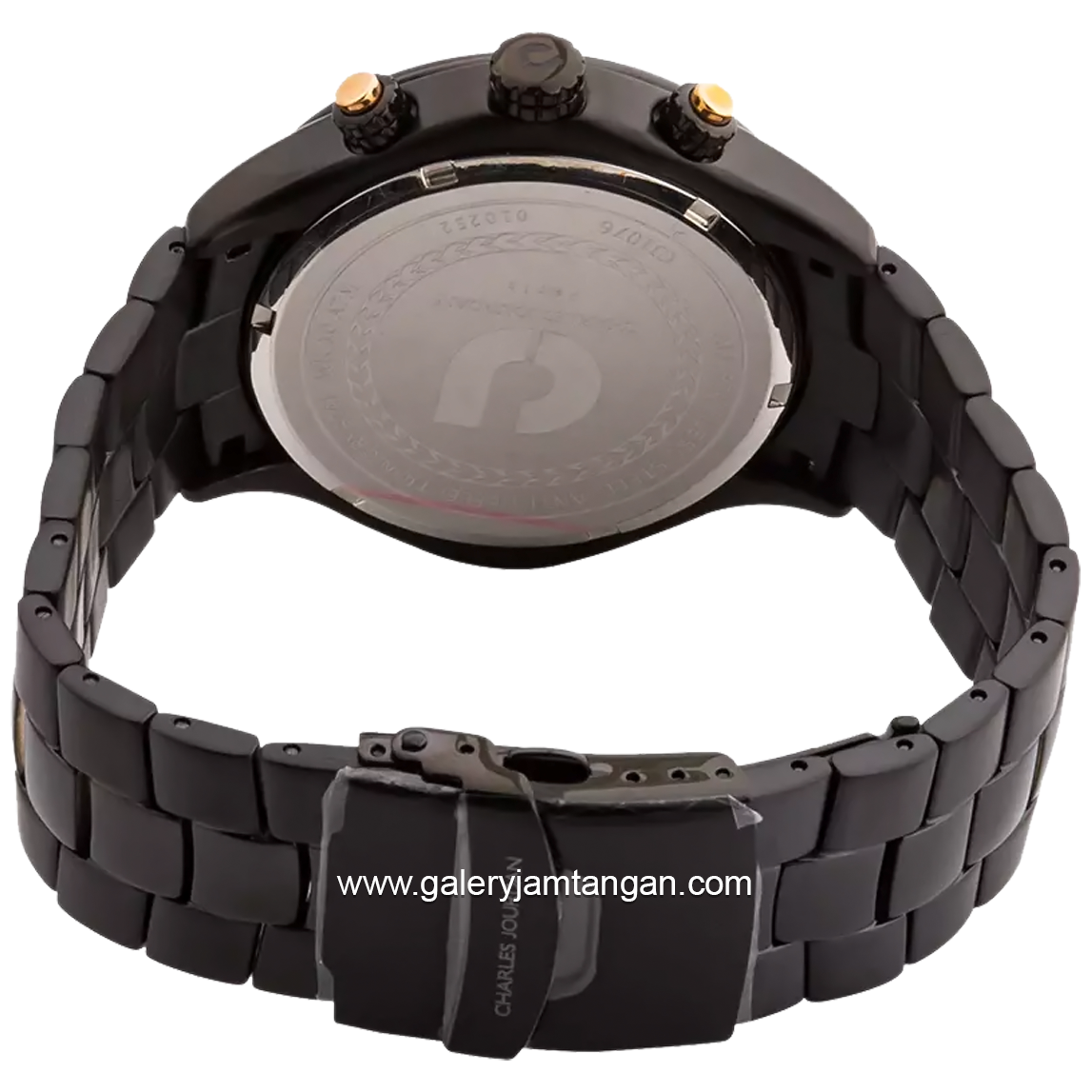 CHARLES JOURDAN CJ1076-1732C Black Stainless Steel