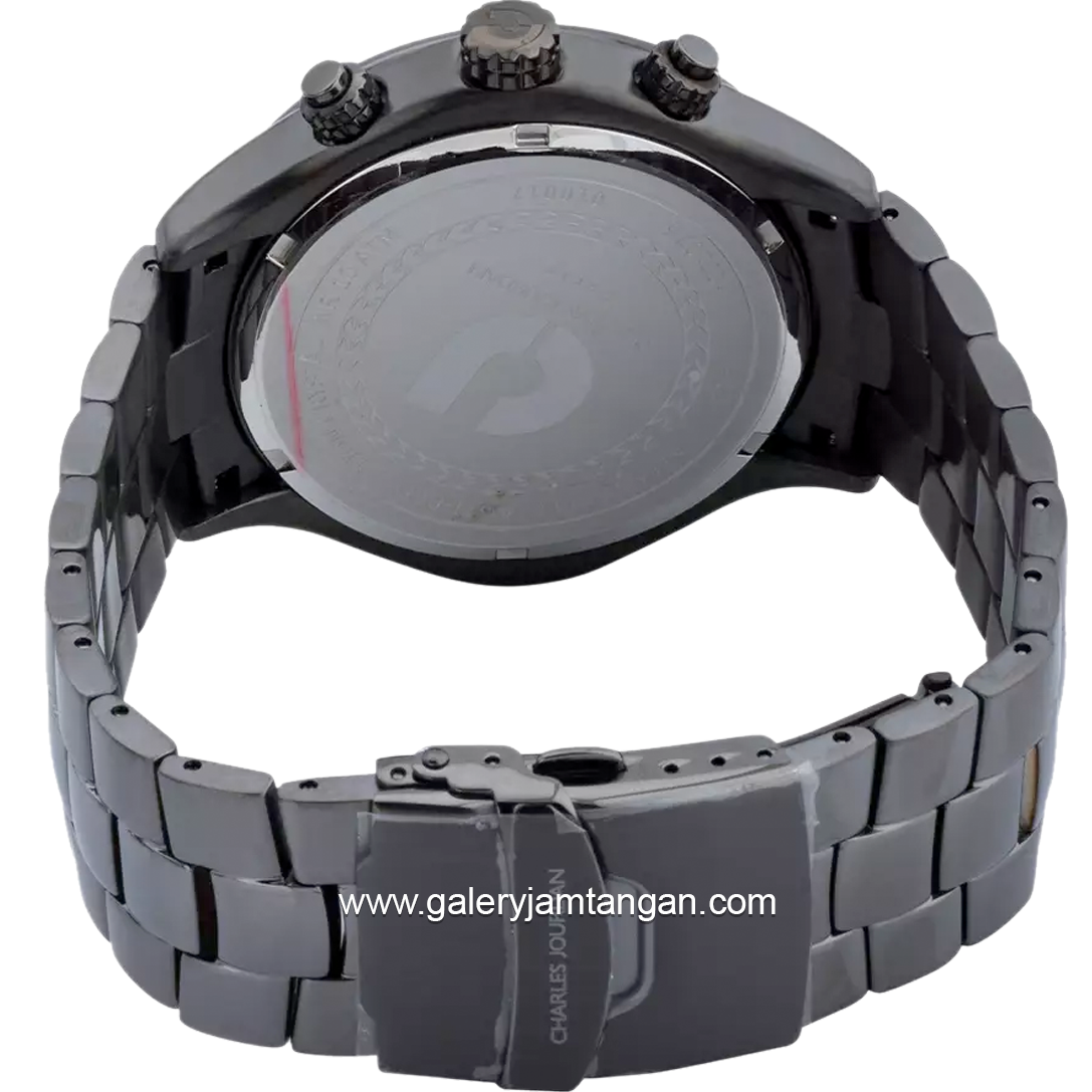 CHARLES JOURDAN CJ1076-1742C Black Stainless Steel