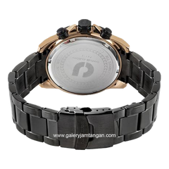 CHARLES JOURDAN CJ1077-1532C Black Rosegold Stainless Steel
