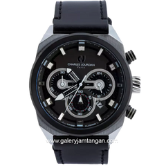 CHARLES JOURDAN CJ1082-1332C Dial Black Rubber Strap