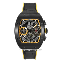 CHARLES JOURDAN CJ1090-3728C Leather Silicon Strap