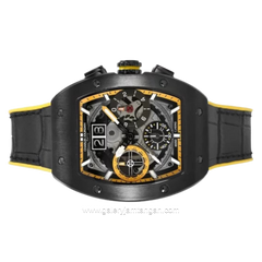 CHARLES JOURDAN CJ1090-3728C Leather Silicon Strap