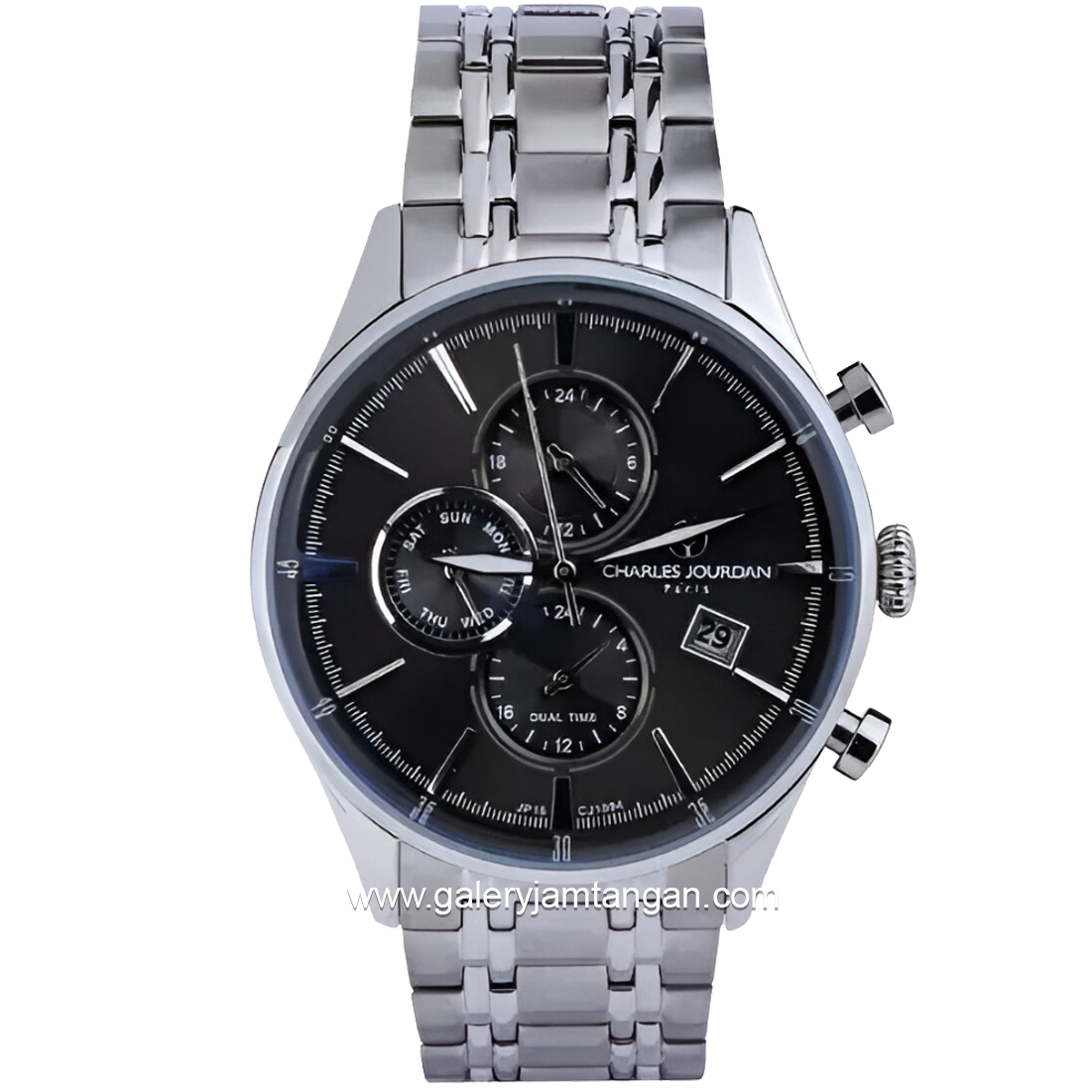 CHARLES JOURDAN CJ1094-1332M Dial Black Stainless Steel
