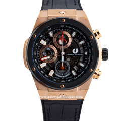 CHARLES JOURDAN CJ1109-3032C Leather Silicon Strap