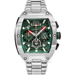 CHARLES JOURDAN CJ1120-3392C Silver Dial Green Stainless Steel