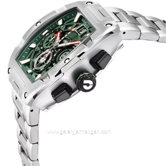 CHARLES JOURDAN CJ1120-3392C Silver Dial Green Stainless Steel