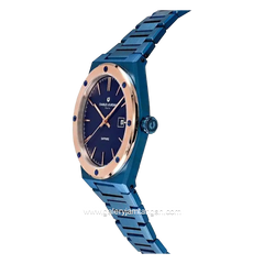 CHARLES JOURDAN CJ1096-1882G Blue Rosegold Stainless Steel