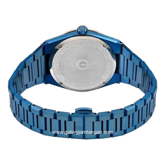 CHARLES JOURDAN CJ1096-1887D Blue Rosegold Diamond Stainless Steel Strap