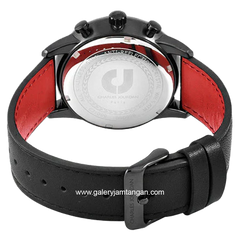 CHARLES JOURDAN CJ1099-1732C Watch Black Chronograph Leather Strap
