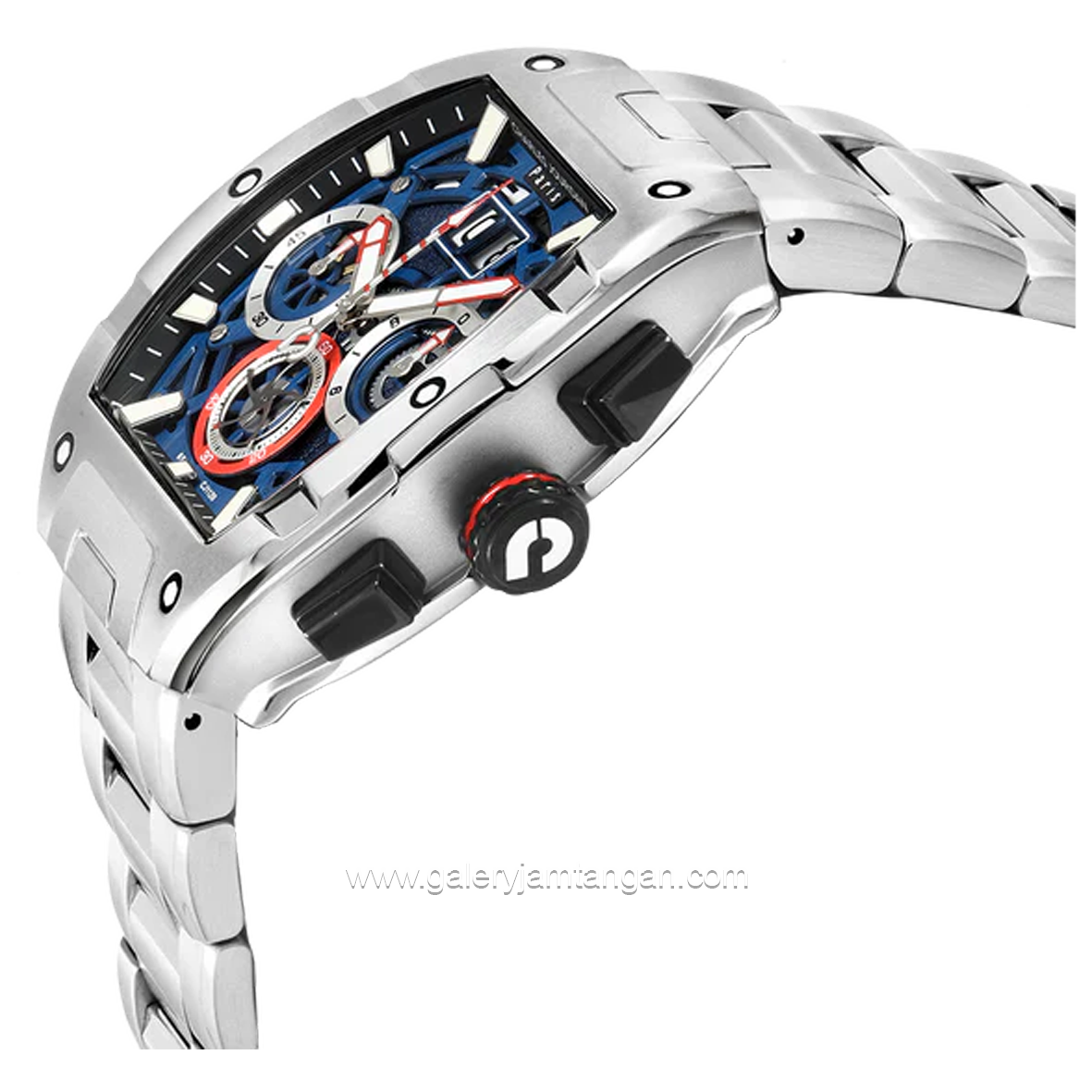 CHARLES JOURDAN CJ1120-1382C Silver Dial Blue Stainless Steel