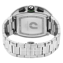 CHARLES JOURDAN CJ1120-1392C Silver Dial Green Stainless Steel