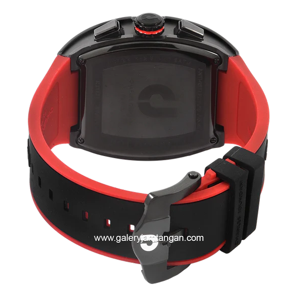CHARLES JOURDAN CJ1121-1762C Black Red Silicon Leather