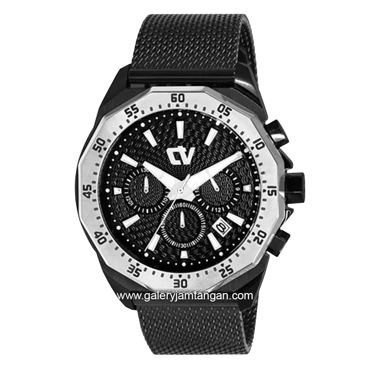 CHRIST VERRA CV 71611G-40 BLK Black Silver Shandrope Strap