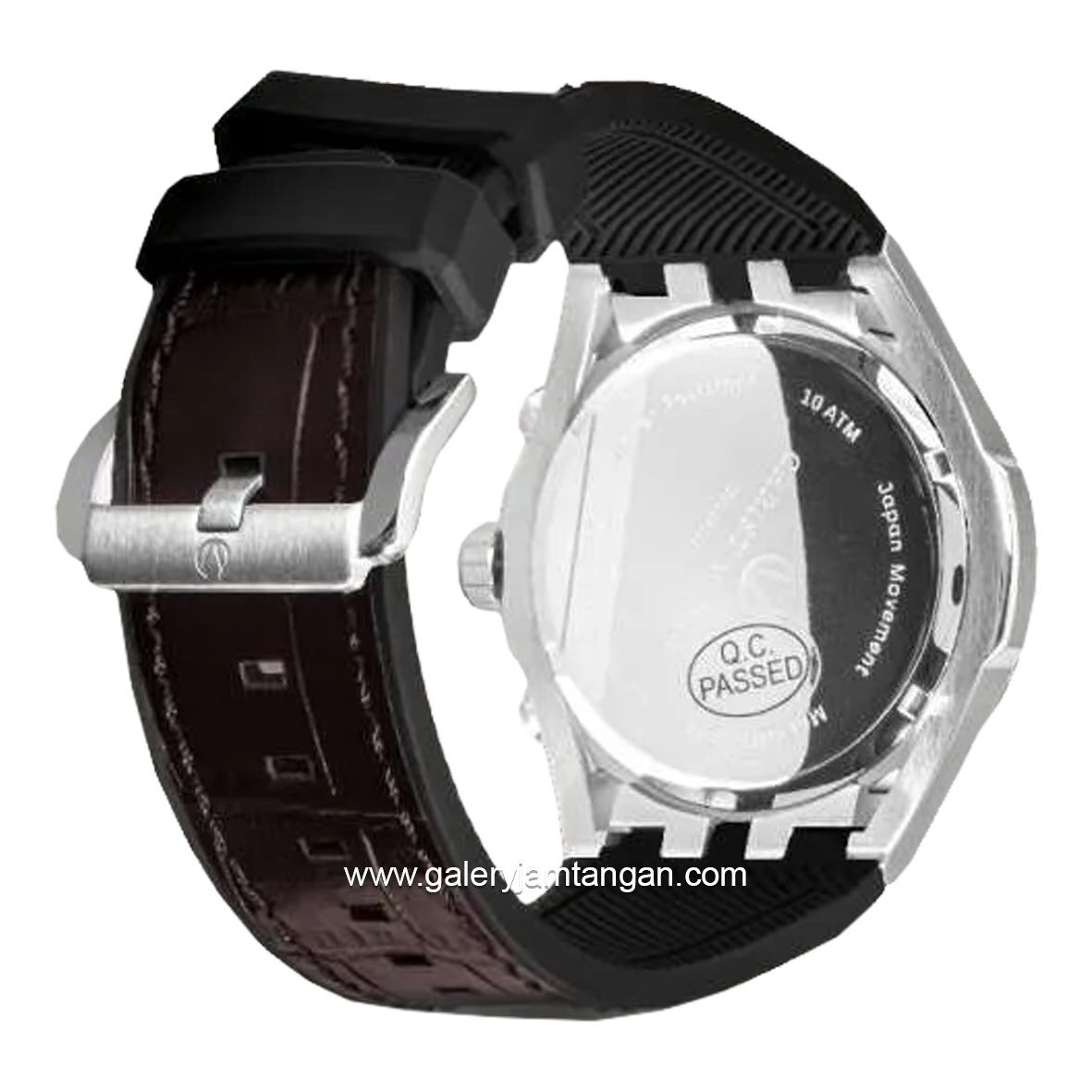 CHRIST VERRA CAVALLE CV 109013G-31 BLK Brown Silver Leather Strap