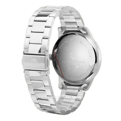 CHRIST VERRA CV 10639G-11 BLK & 10639L-11 BLK Silver Dial Black Stainless Steel