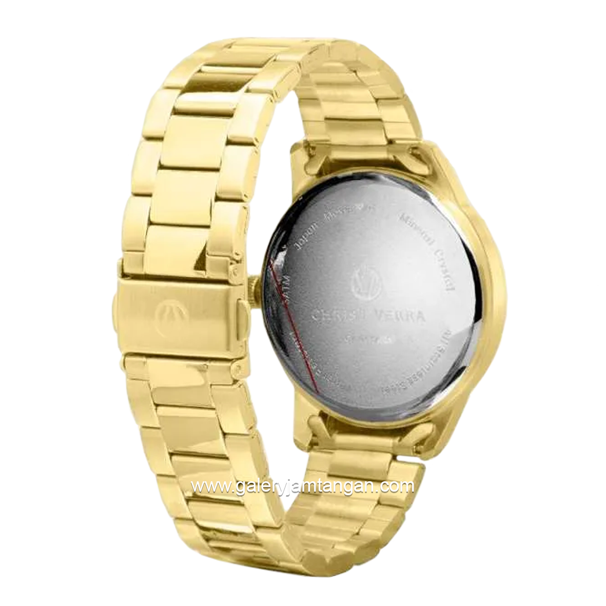 CHRIST VERRA CV 10639G-12 SLV & CV 10639L-12 SLV Gold Dial White Stainless Steel