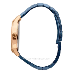CHRIST VERR TIMELESS HARMONY CV 10639G-1J BLU & CV 10639L-1J BLU Blue Rosegold Stainless Steel