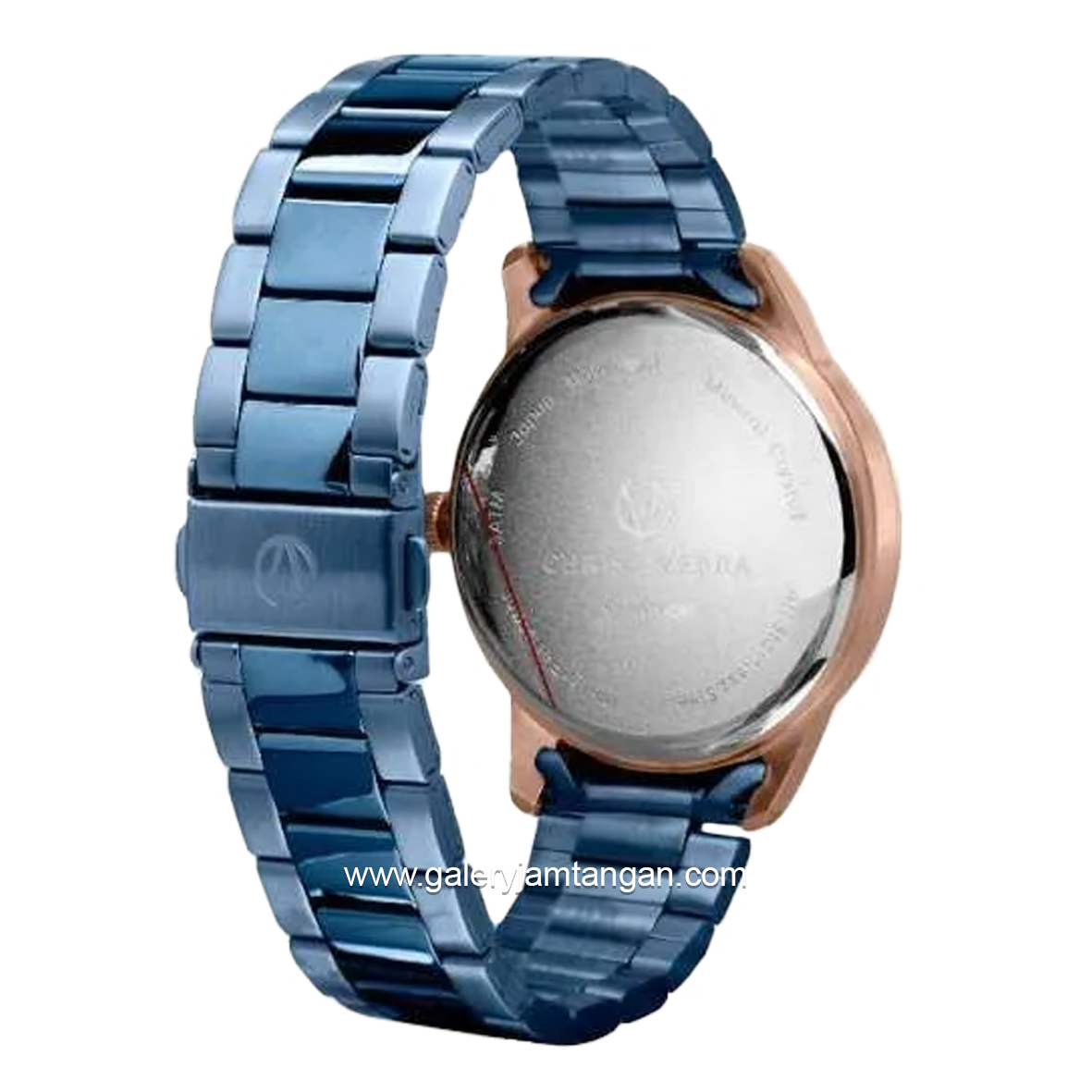 CHRIST VERR TIMELESS HARMONY CV 10639G-1J BLU & CV 10639L-1J BLU Blue Rosegold Stainless Steel