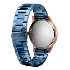 CHRIST VERR TIMELESS HARMONY CV 10639G-1J BLU & CV 10639L-1J BLU Blue Rosegold Stainless Steel