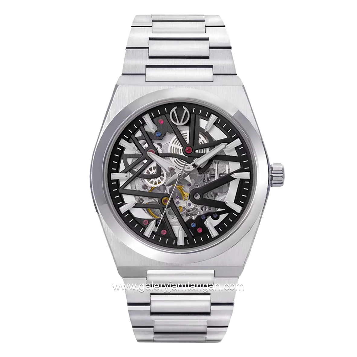 CHRIST VERRA LUXERNO CV 110819G-11 BLK Silver Dial Black Stainless Steel