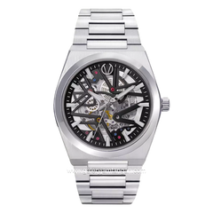 CHRIST VERRA LUXERNO CV 110819G-11 BLK Silver Dial Black Stainless Steel