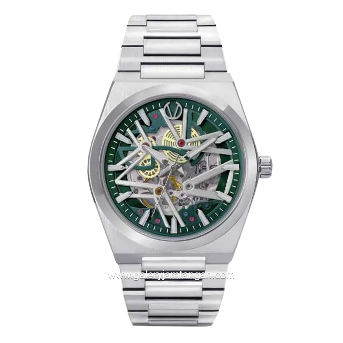CHRIST VERRA LUXERNO CV 110819G-11 GRN Silver Dial Green Stainless Steel