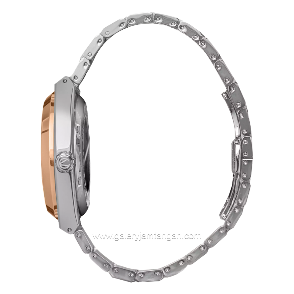 CHRIST VERRA LUXERNO CV 110819G-14 BLK Silver Rosegold Stainless Steel
