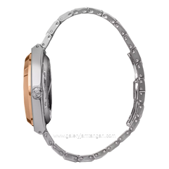 CHRIST VERRA LUXERNO CV 110819G-14 BLK Silver Rosegold Stainless Steel