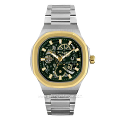 CHRIST VERRA CV 114826G-13 GRN Silver Gold Stainless Steel
