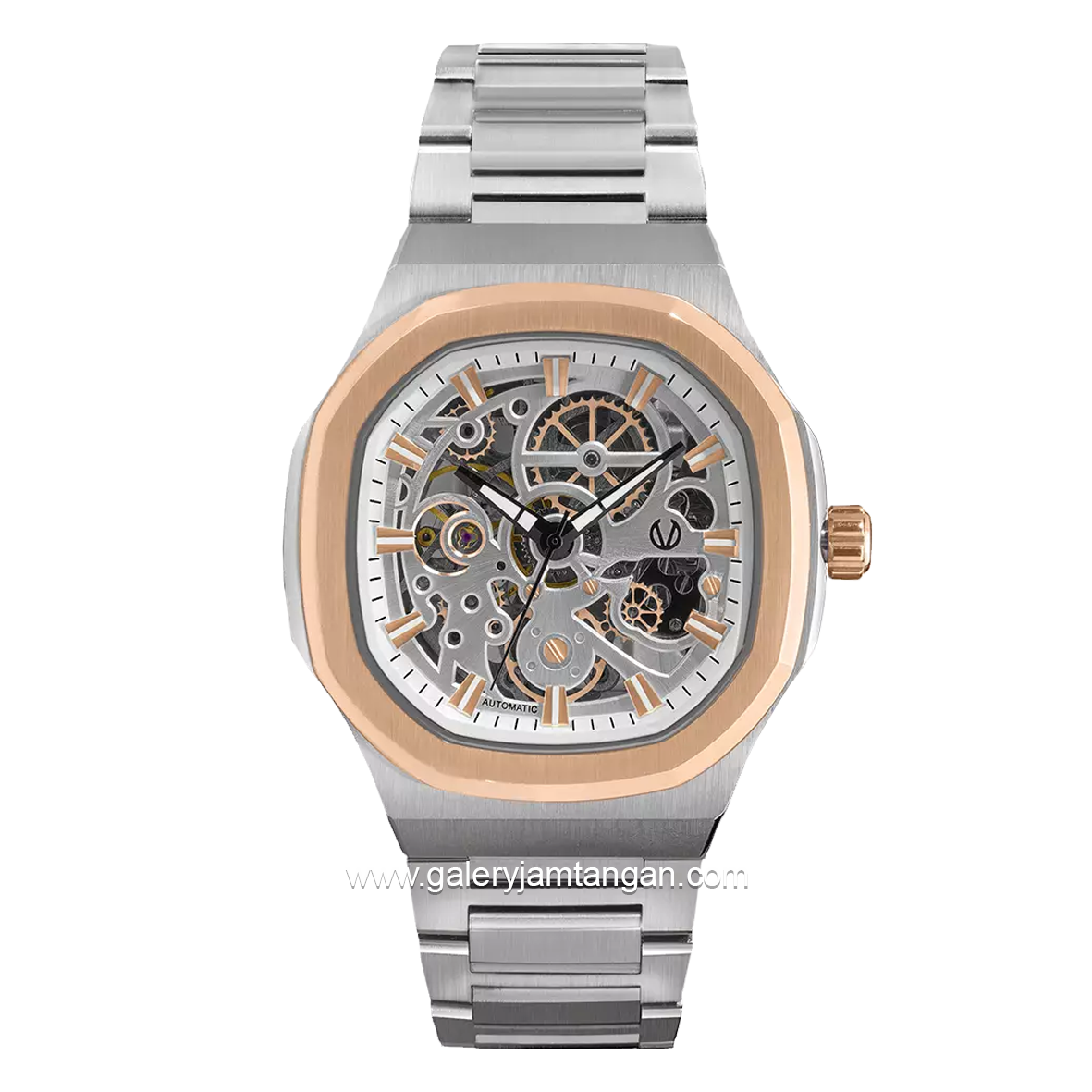 CHRIST VERRA CV114826G-14SLV Silver Rosegold Stainless Steel