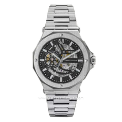 CHRIST VERRA CV 120145G-11 BLK Automatic Silver Dial Black Stainless Steel