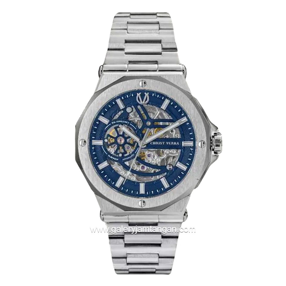 CHRIST VERRA CV 120145G-11 BLU Automatic Silver Dial Blue Stainless Steel