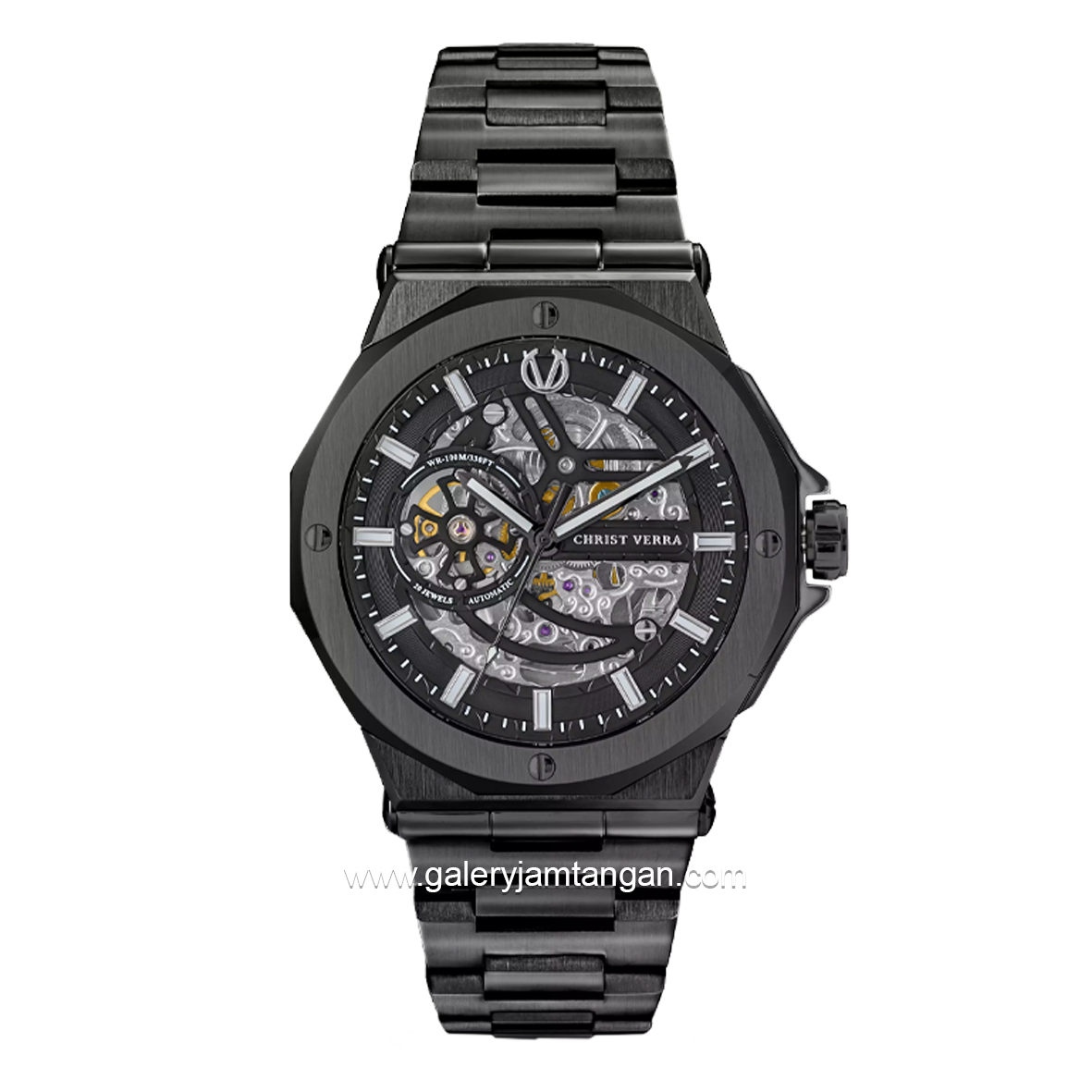 CHRIST VERRA CV 120145G-16 BLK Automatic Full Black Stainless Steel