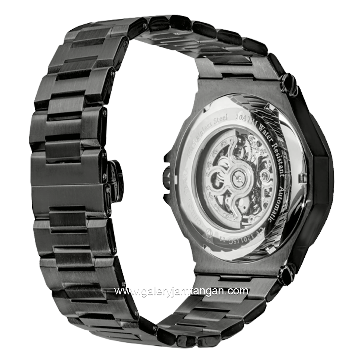 CHRIST VERRA CV 120145G-16 BLK Automatic Full Black Stainless Steel